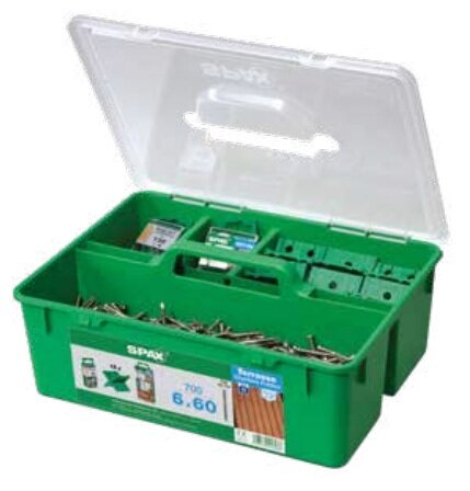 SPAX-D GREEN Box для террас 6*60 нержавейка А4 - 20–23 m2 (EAN 4003530248986)