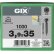 Spax Gix A 3.9x35 мм (1000 шт/упак.) 4091170390355 - Ph2 (EAN 4003530259630)